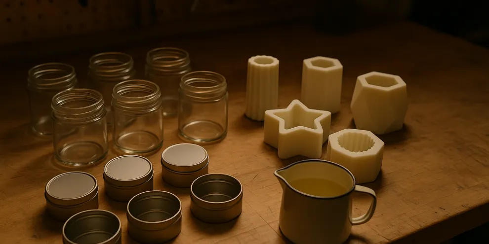 Moule ou contenant : où mettre votre cire ?